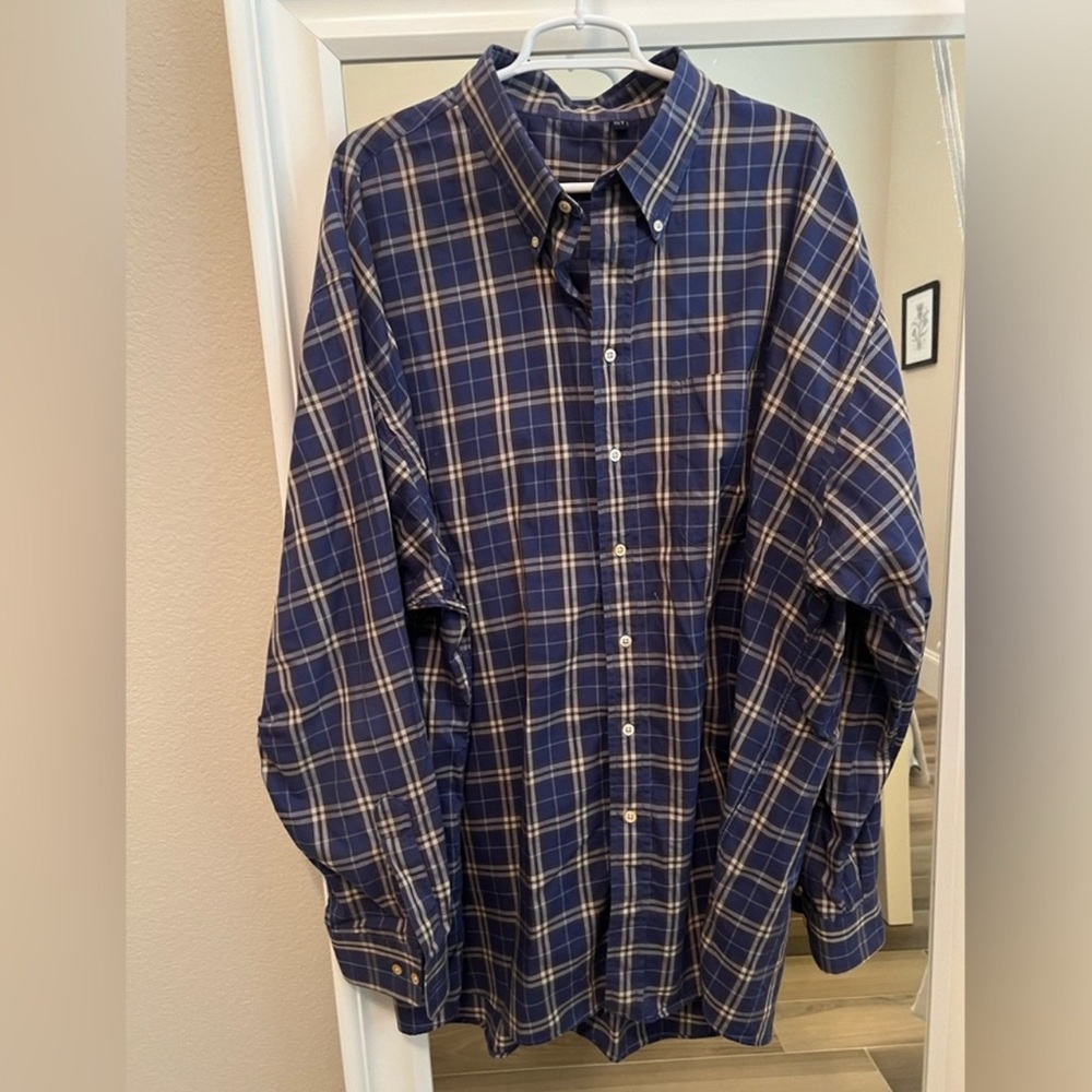 Burberry Blue Casual Button Down Shirt